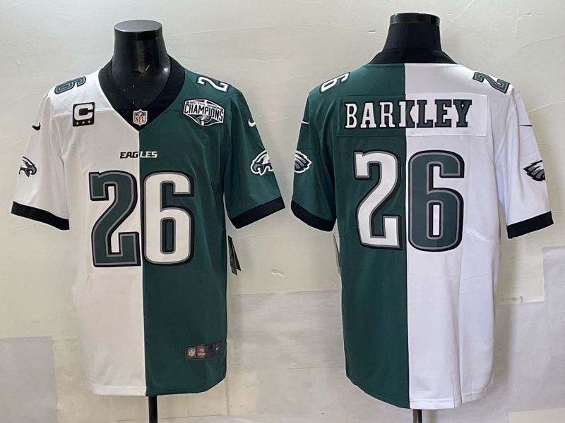 Men Philadelphia Eagles #26 Barkley green white Nike Limited NFL 2025 Jersey style 03->new york giants->NFL Jersey
